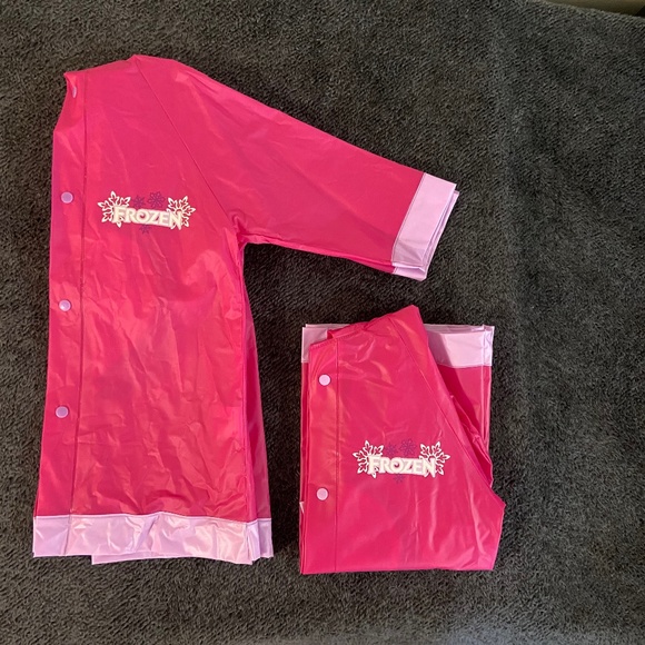 Girls Disney Frozen Rain Jackets - Picture 3 of 6